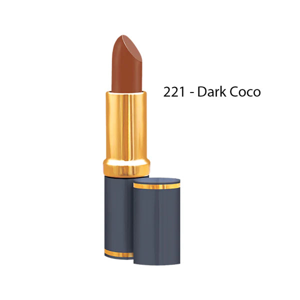 Medora Matte Lipstick Dark Coco Brown - 221