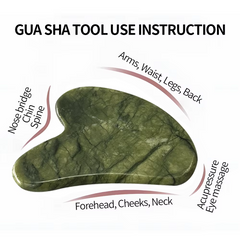 Gua Sha Stone for Glowing Skin & Face Massage